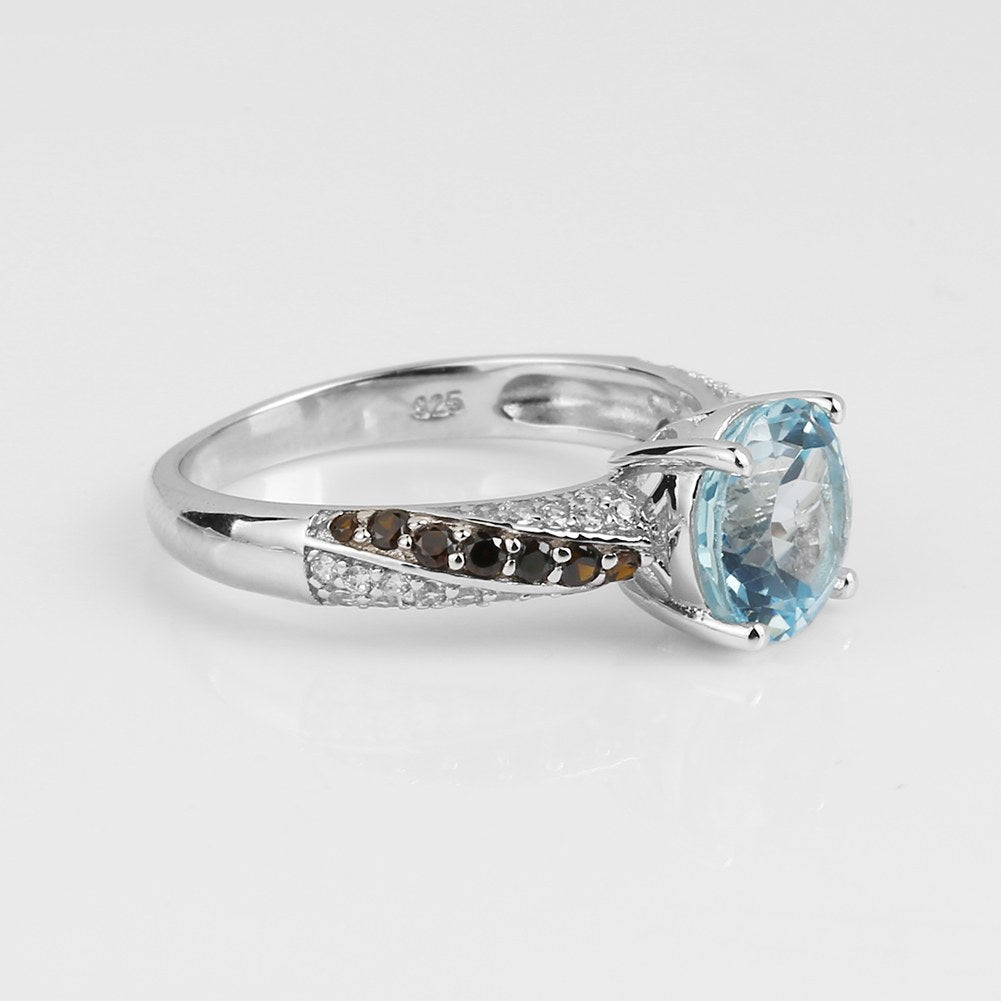 Plain Speaking — Sky Blue Topaz Ring