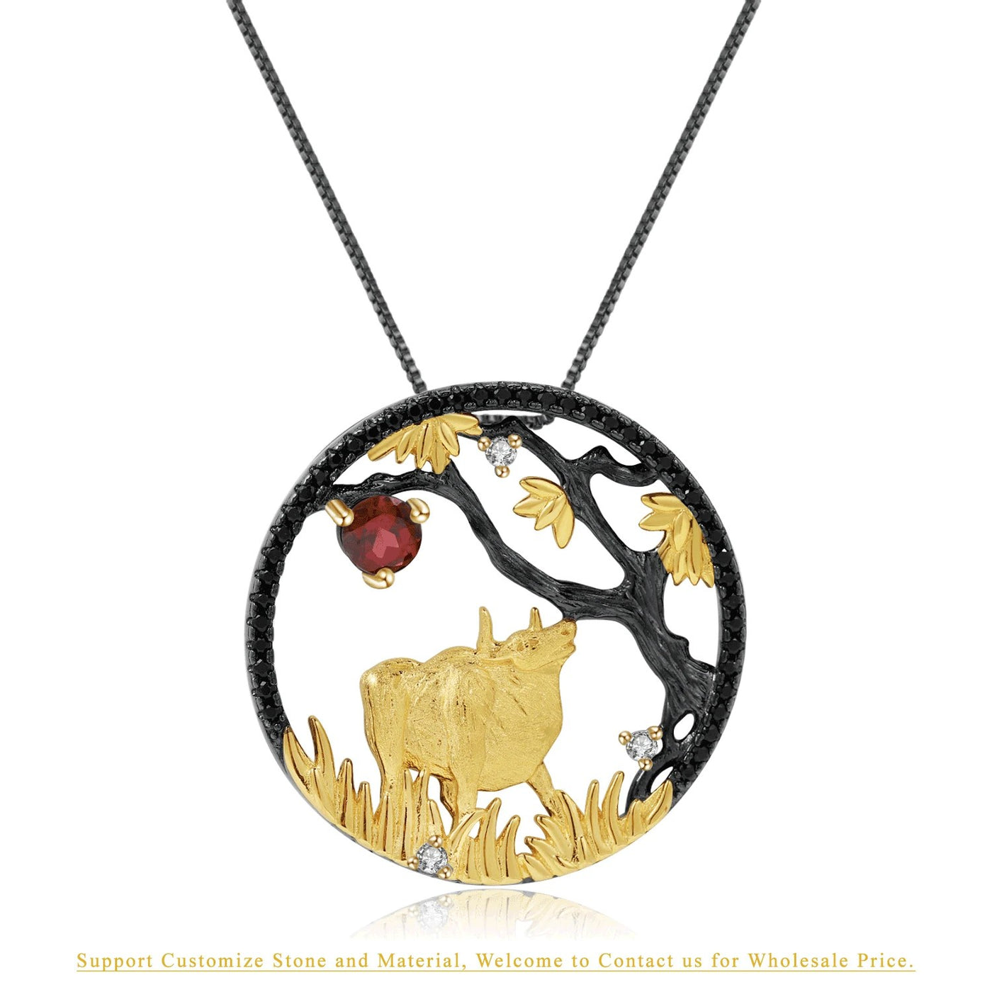 The Zodiac Circle — Chinese Zodiac Necklace