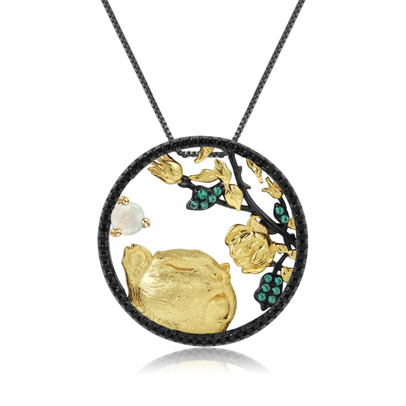 The Zodiac Circle — Chinese Zodiac Necklace