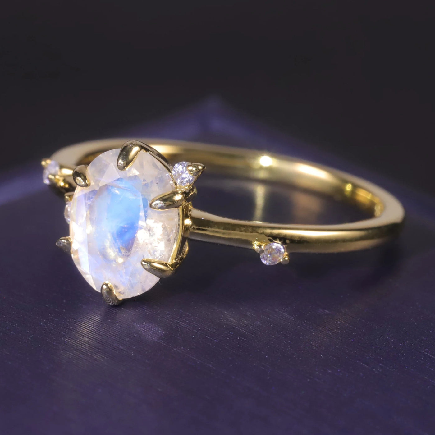 Moon Core — Moonstone Ring