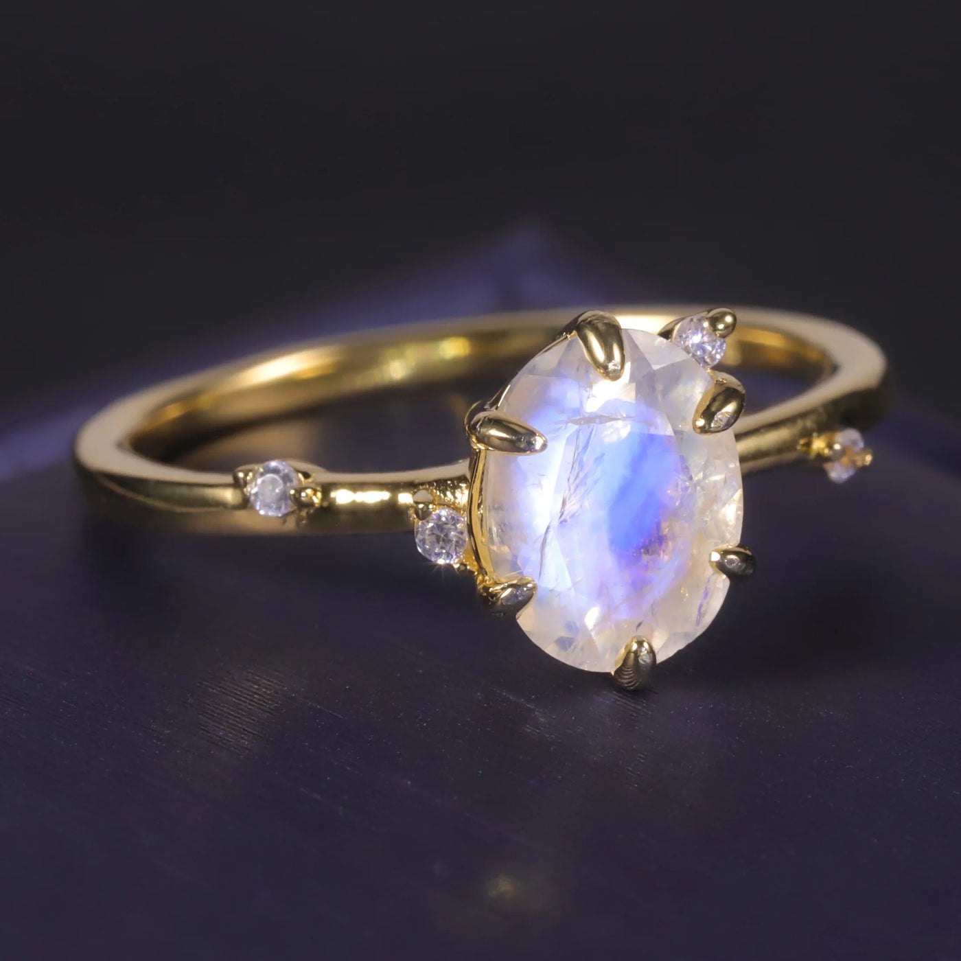 Moon Core — Moonstone Ring