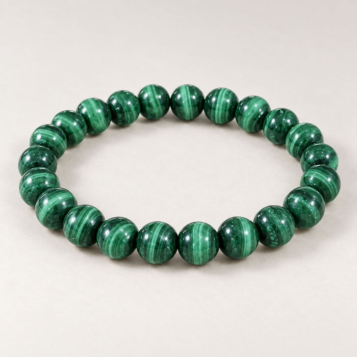 Green Guard malachite beaded bracelet