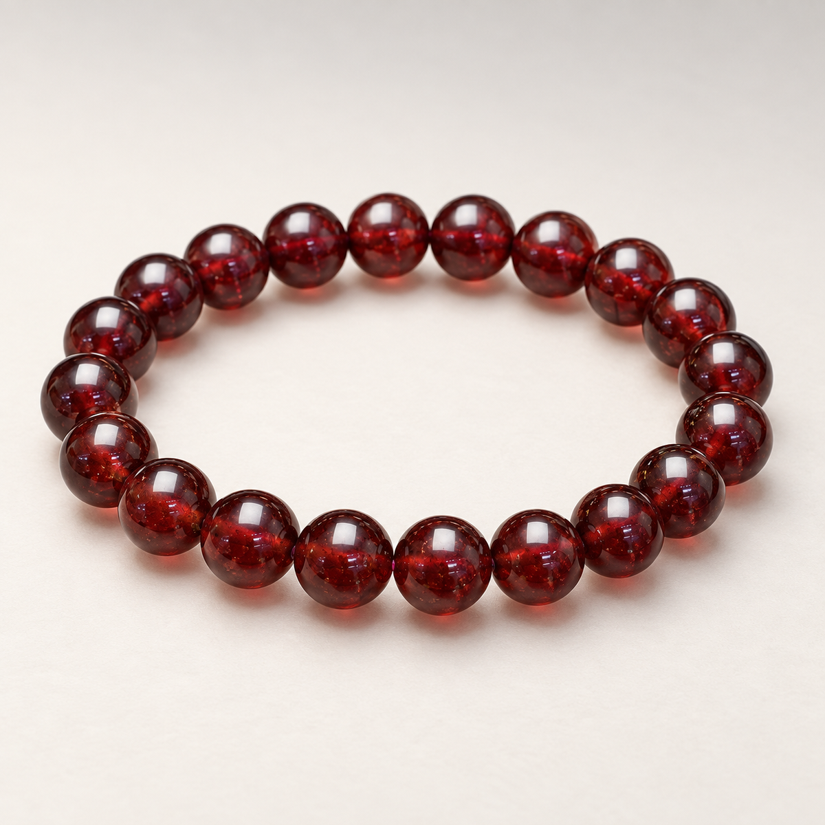 Small Furnace — Orange Garnet Bracelet