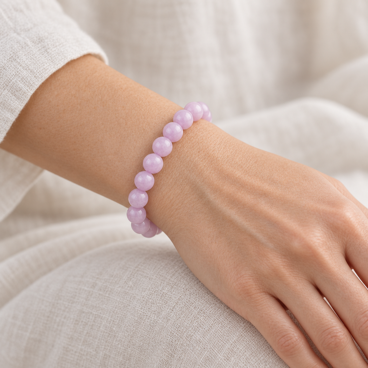 The Soft Yes — Kunzite Bracelet