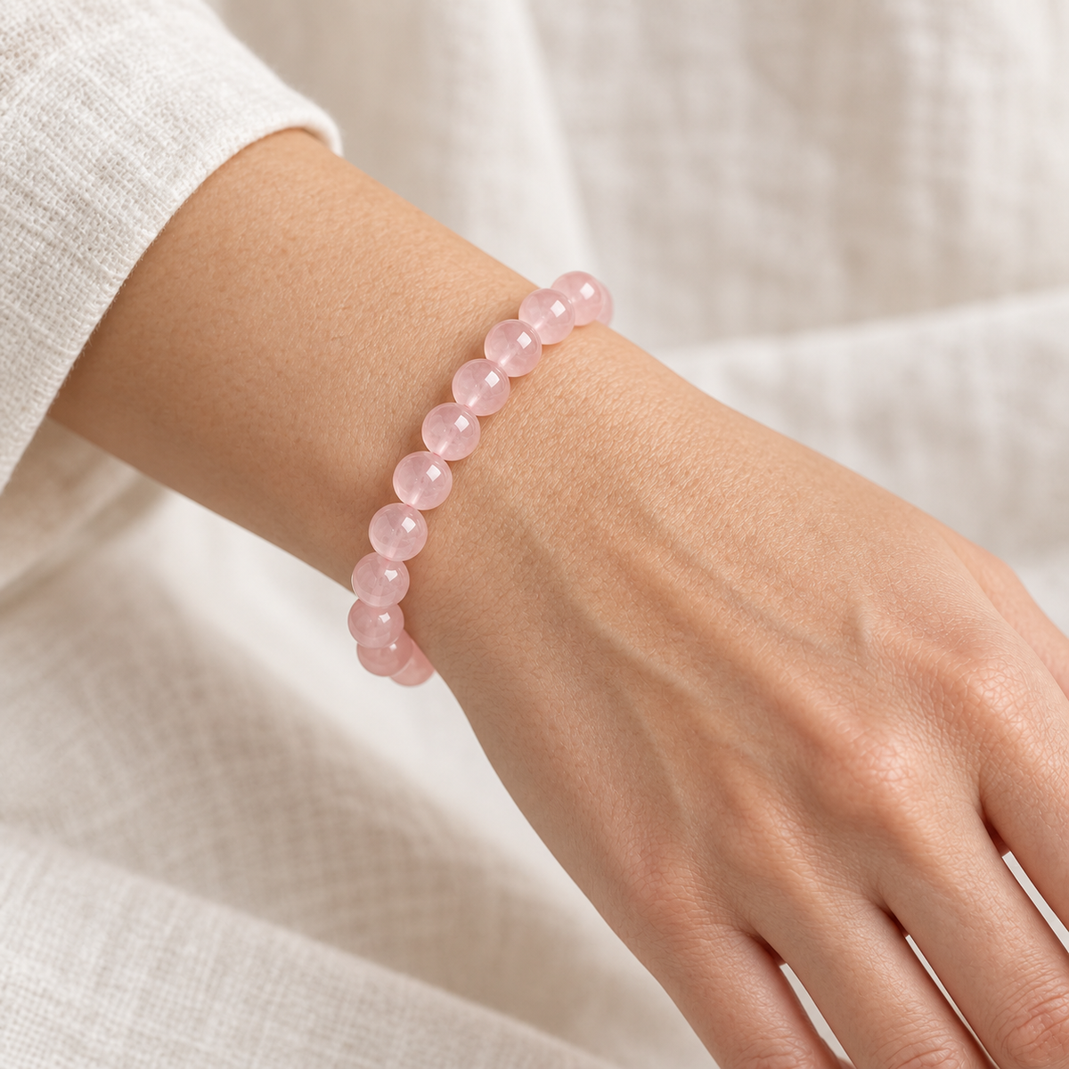 First Softness — Rose Quartz Bracelet