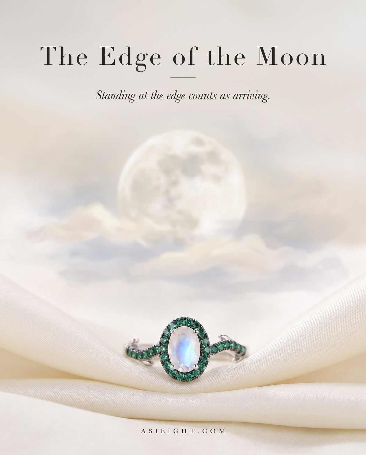 The Edge of the Moon — Moonstone Ring