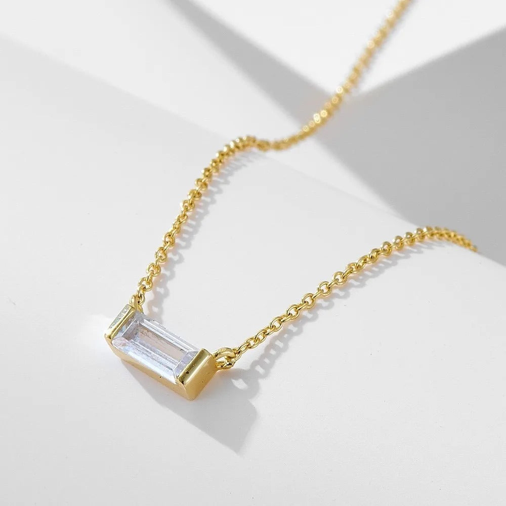 Month in Colour — Gold-Plated 925 Silver Birthstone Necklace