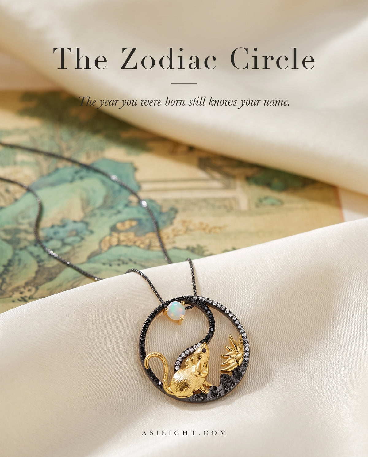 The Zodiac Circle — Chinese Zodiac Necklace