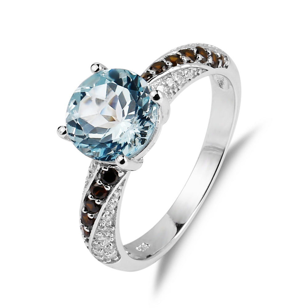 Plain Speaking — Sky Blue Topaz Ring
