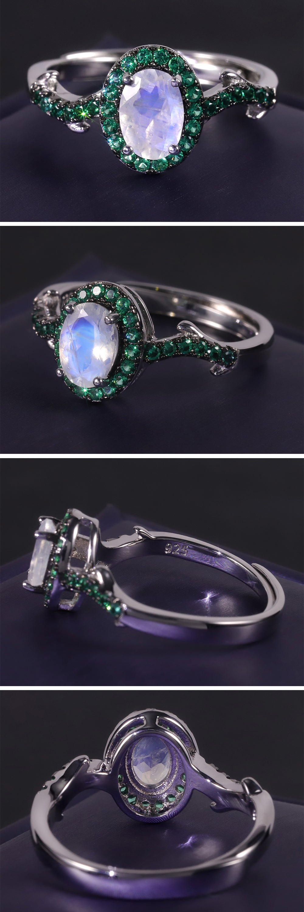 The Edge of the Moon — Moonstone Ring